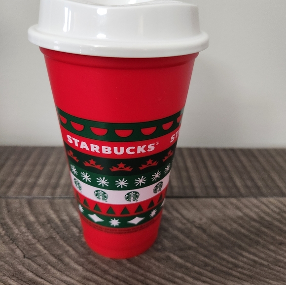 🎄 Bundle of 2 Starbucks Holiday Winter 25th Anniversary Reusable Cups 16 oz set - Picture 3 of 9